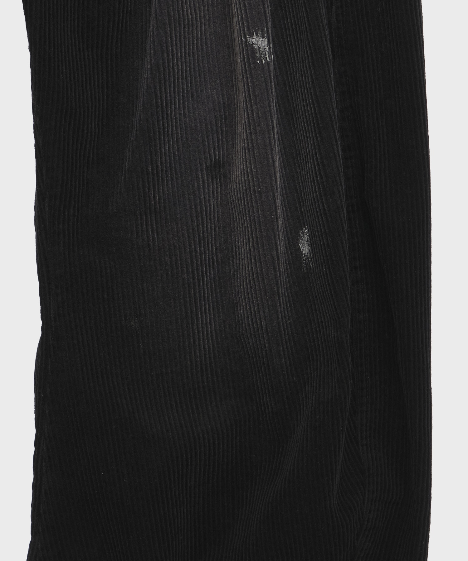 CORDUROY BLAST PAINT CURVED LEG PANTS CONZ