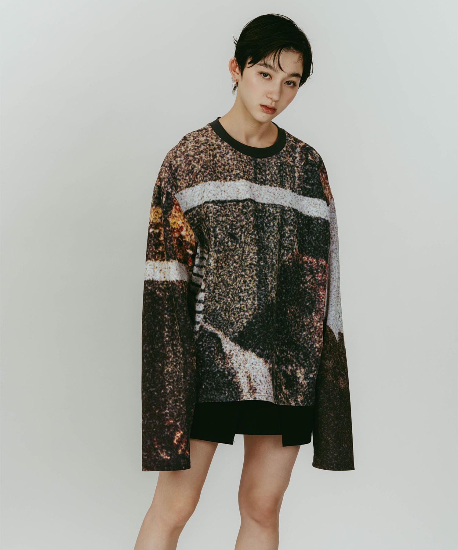 scenery print long sleeve tee Knuth Marf