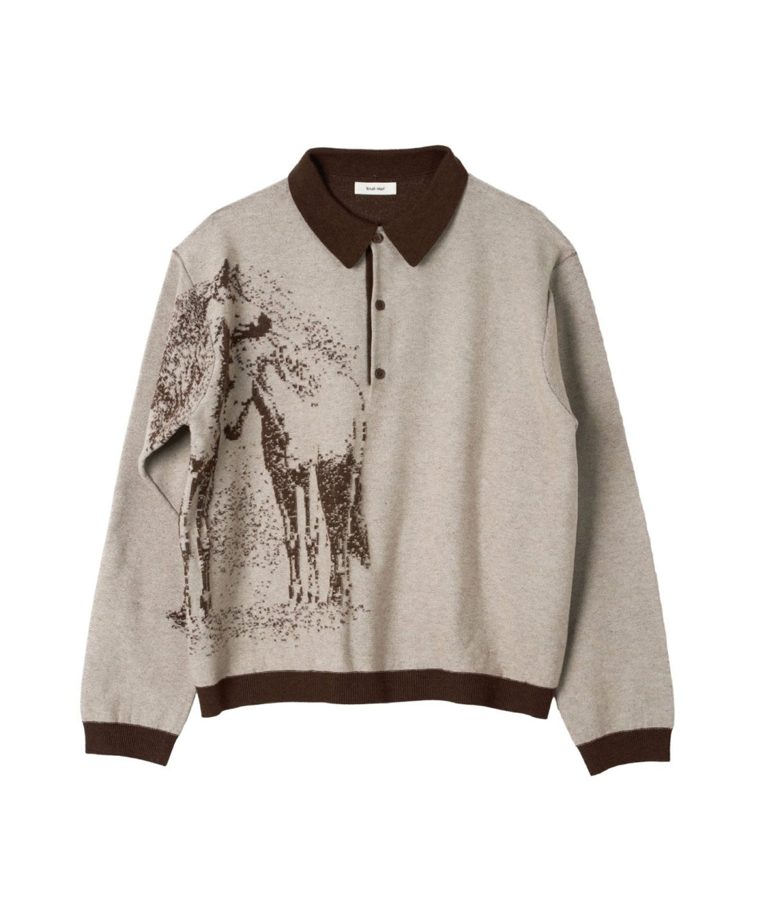 reversible jacquard polo knit Knuth Marf