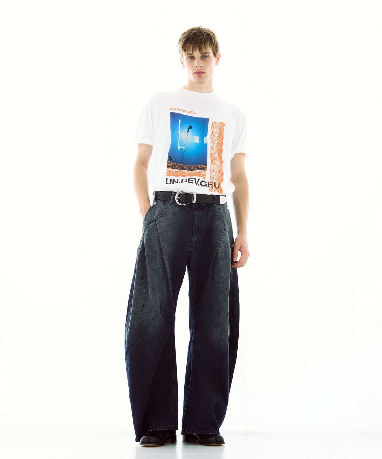 別注 CLAY ARLINGTON - UNDERGROUND DEVELOPMENT GROUP S/S TE LOOSE JOINTS