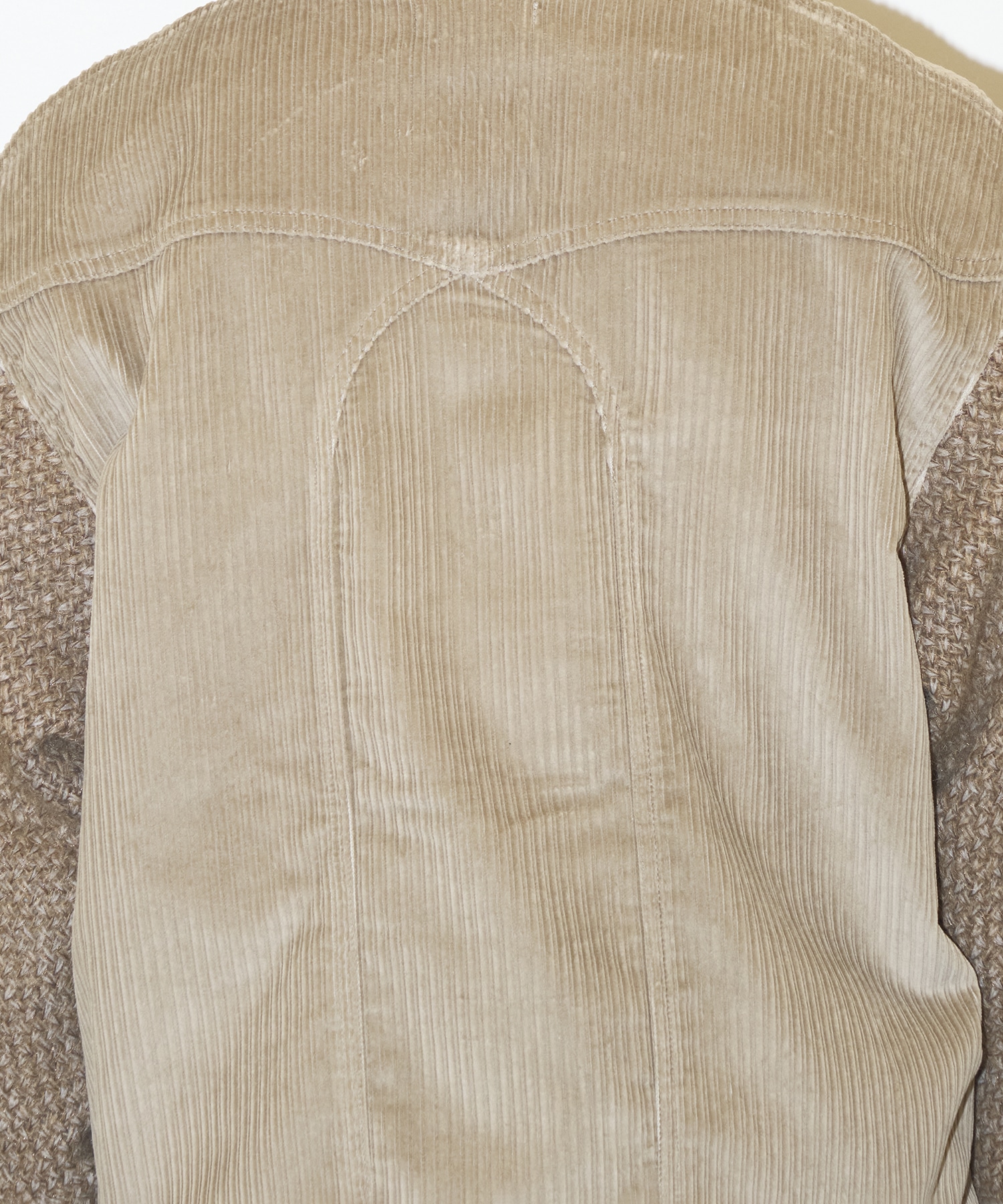 KNIT DOCKING WORK BLOUSON STEAF