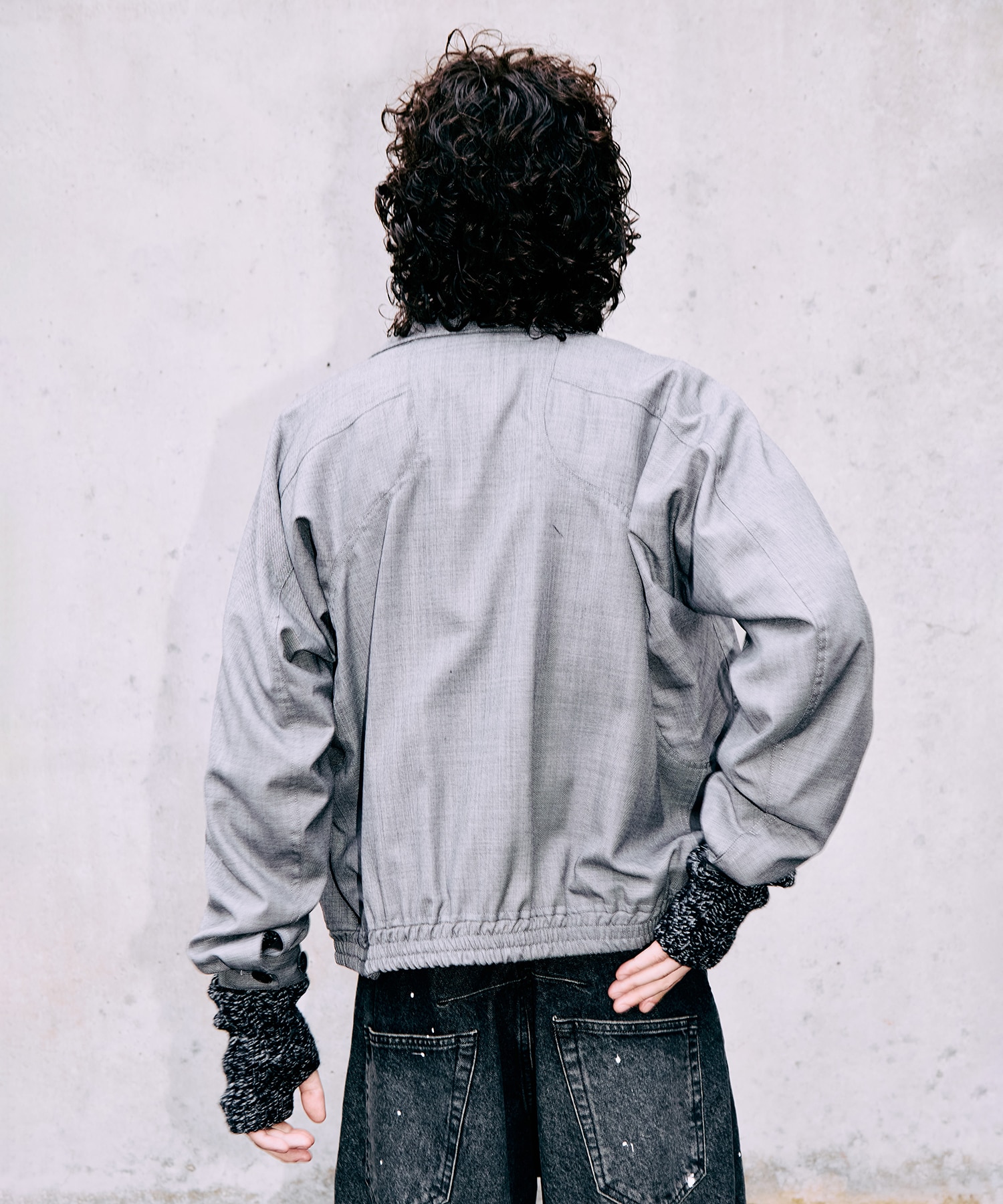 別注 wool utility jacket NVRFRGT