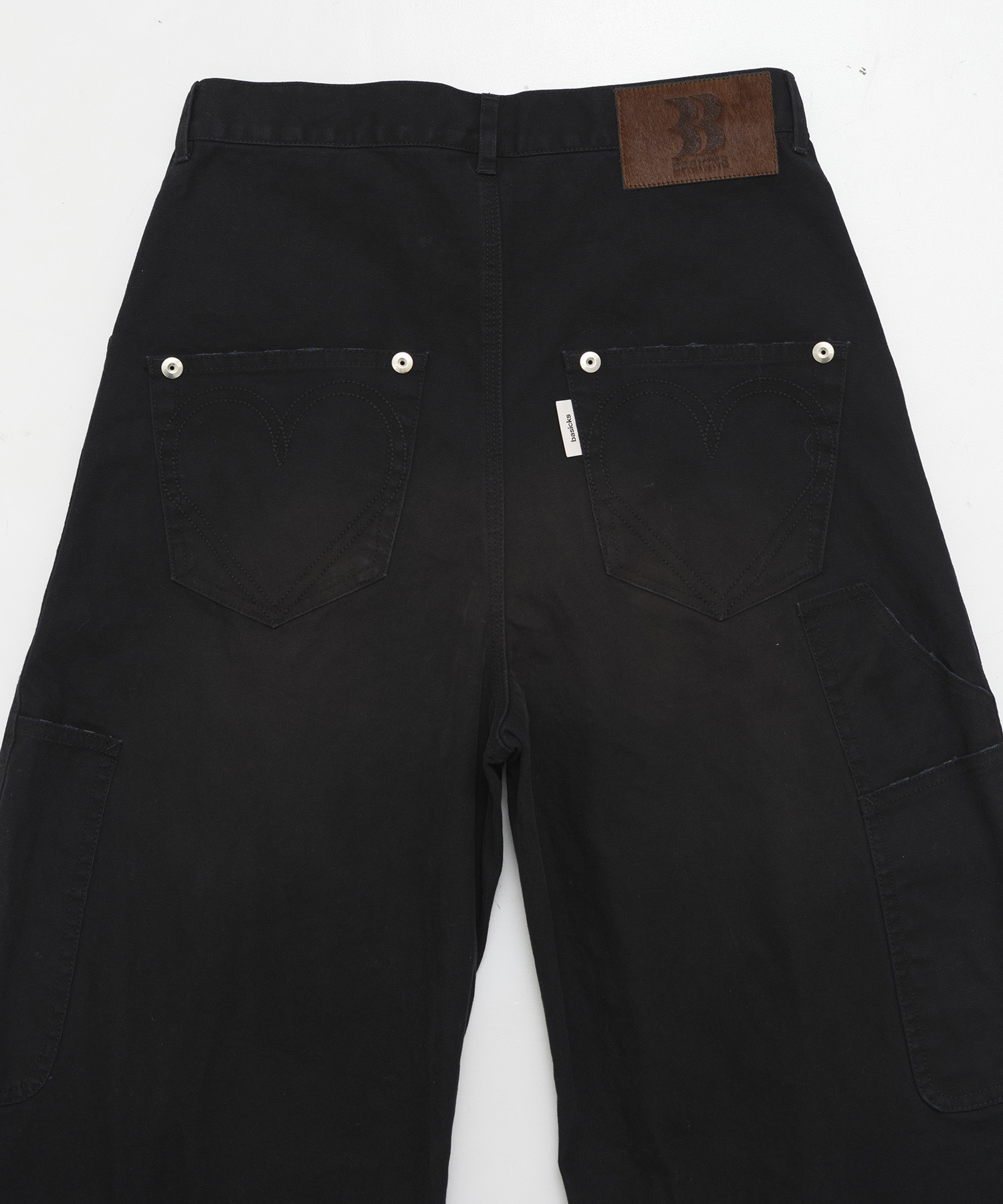 BASICKS×DUCK DOUBLE KNEE CURVED LEG PANTS CONZ