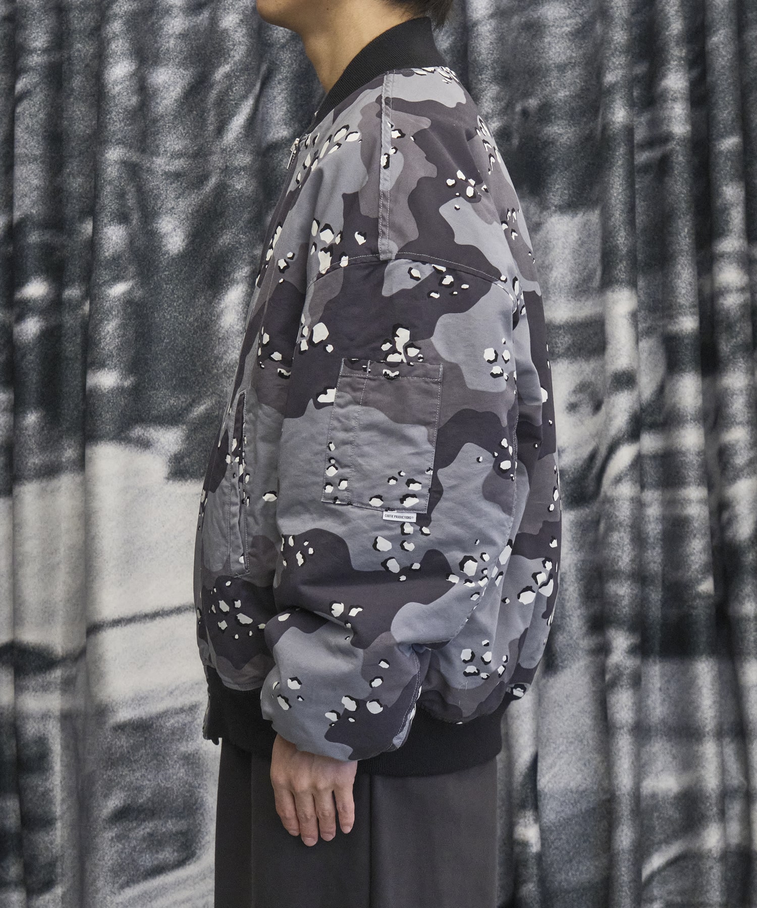 Camouflage Padded Bomber Jacket COOTIE PRODUCTIONS