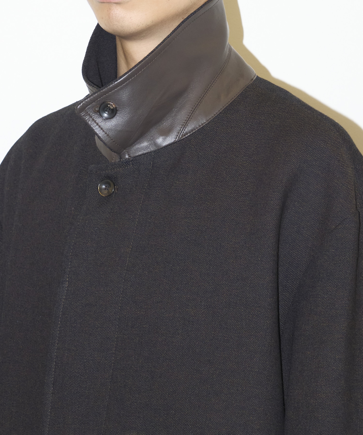 COTTON WOOL Soutien Collar Coat Nomat