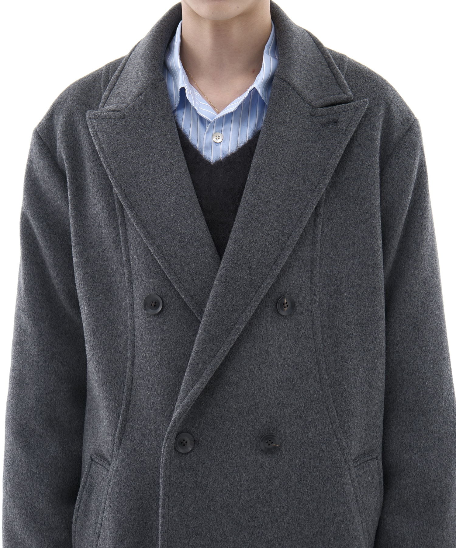 DOUBLE BREASTED CHESTER COAT CONZ