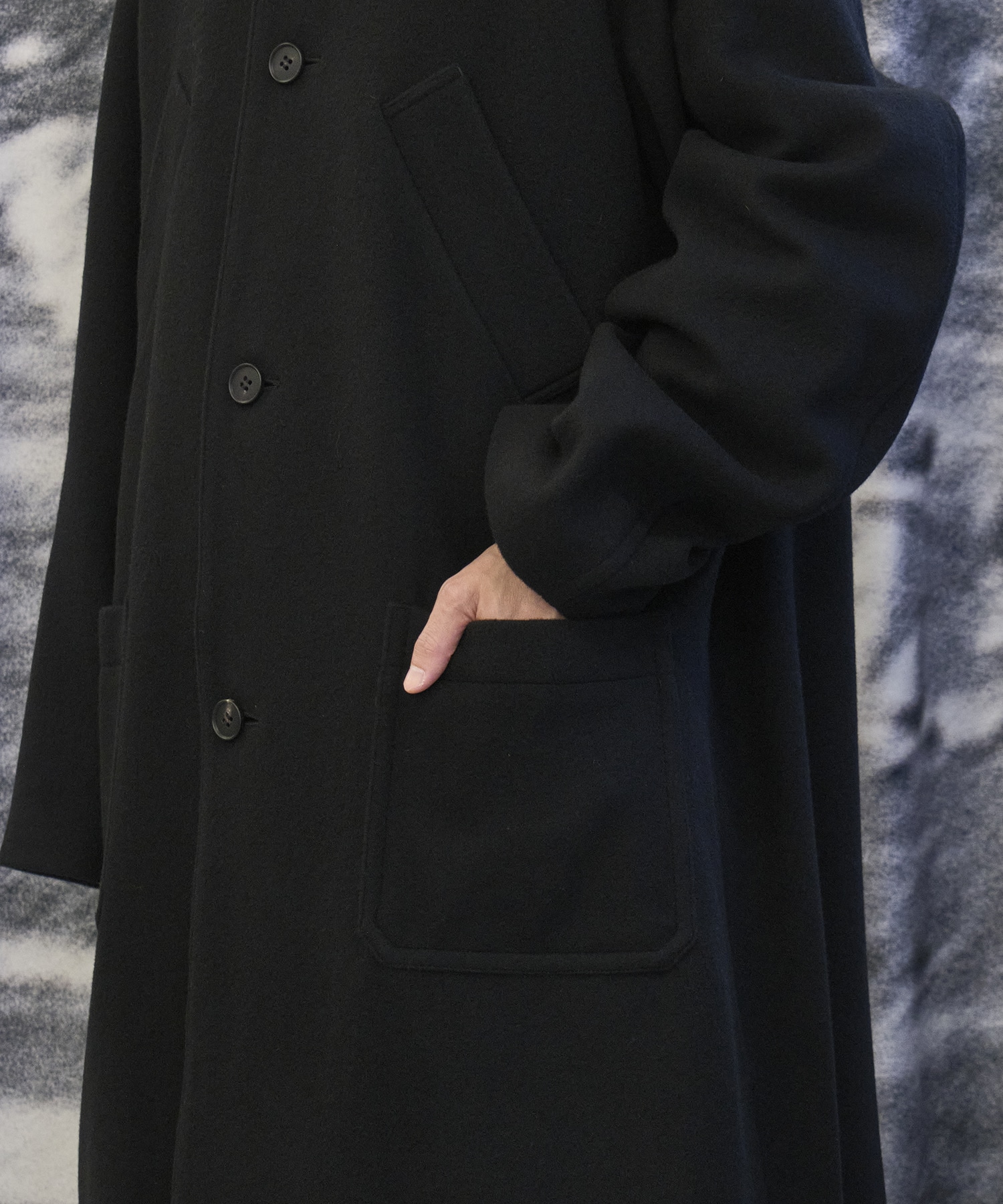 Bal Collar Wool Coat × CONZ MATSUFUJI