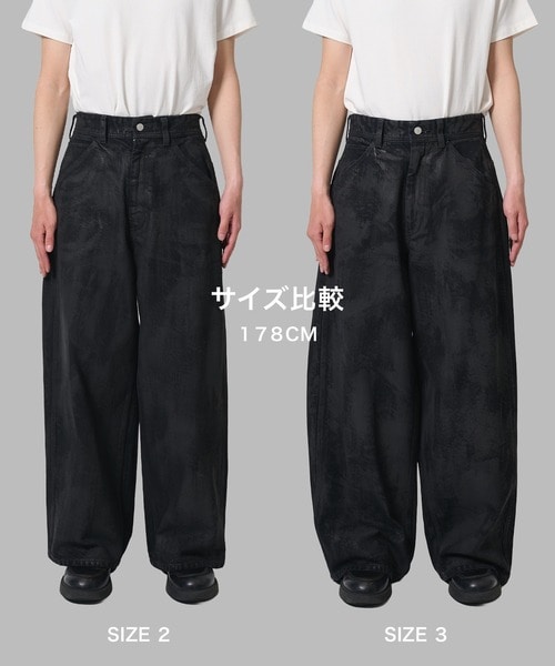 別注Black Denim Back Adjust PT/hand Painted Nomat