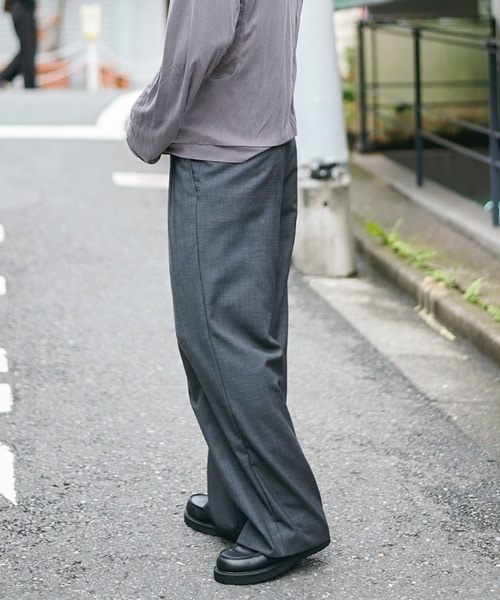 別注DOUBLE PLEATED WIDE TROUSERS MARKAWARE/marka