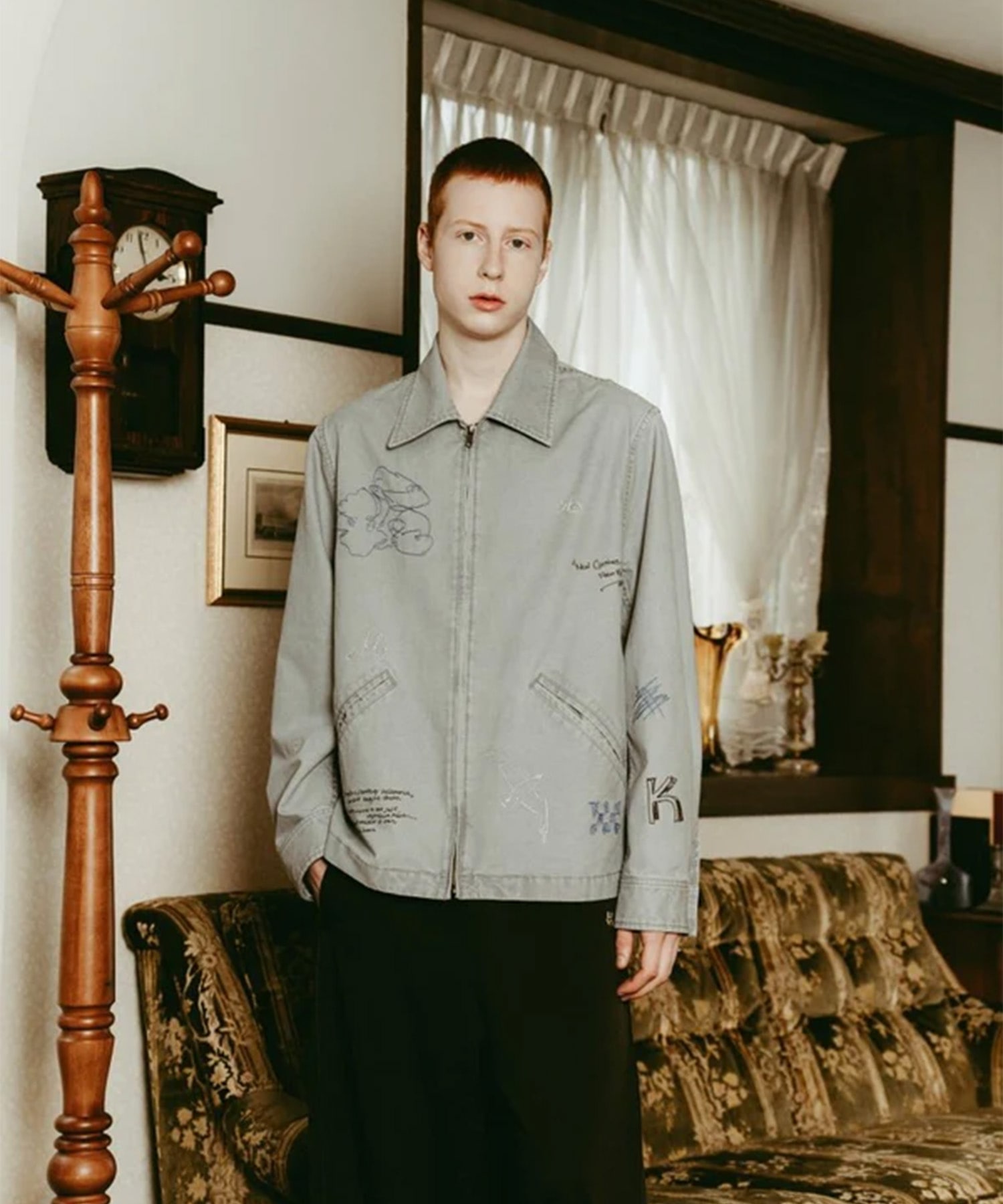 embroidered jacket(unisex) Knuth Marf