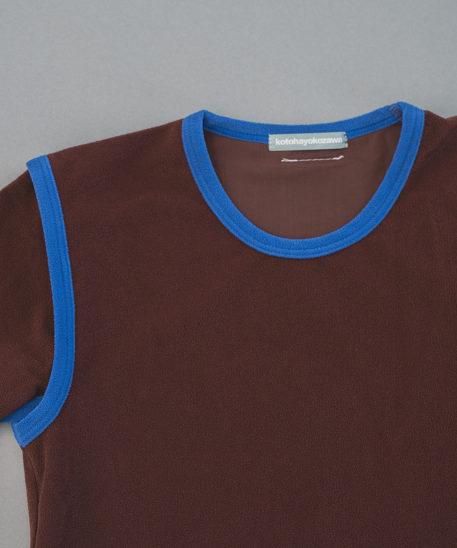 別注 STRETCH PILE RINGER SHORT TEE kotohayokozawa