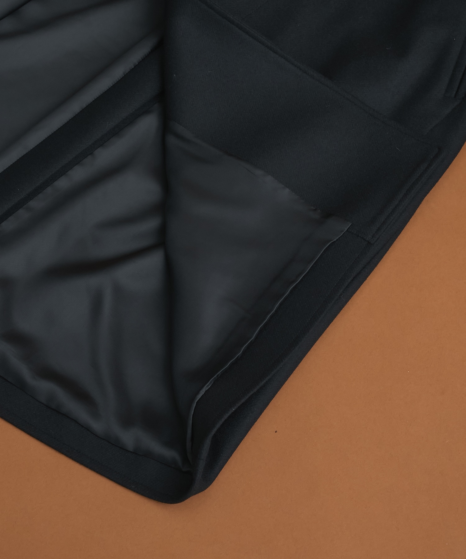 S140 メルトンオーバーサイズスタンドコート CONZ