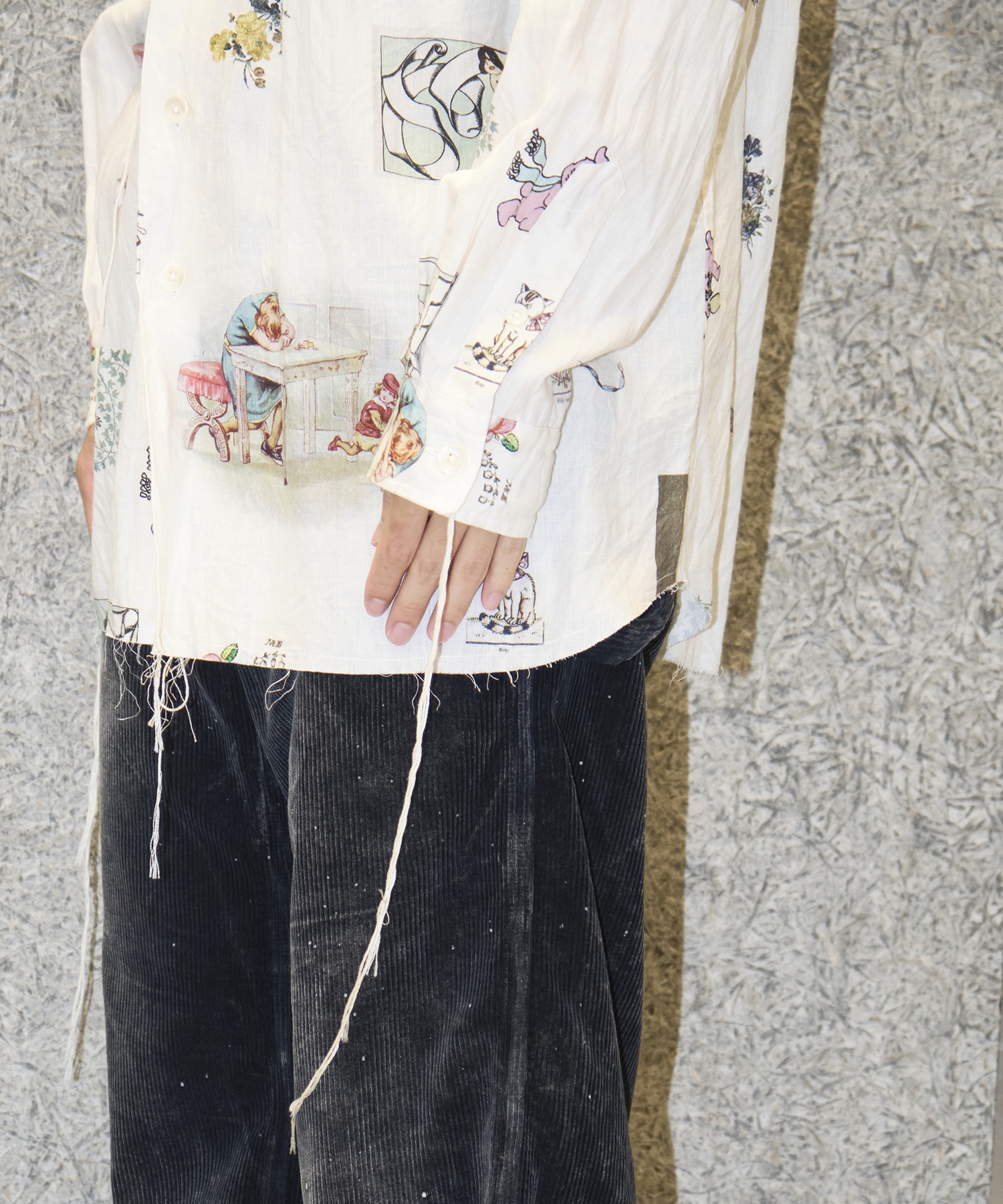 LINEN BASIC SHIRT Midorikawa