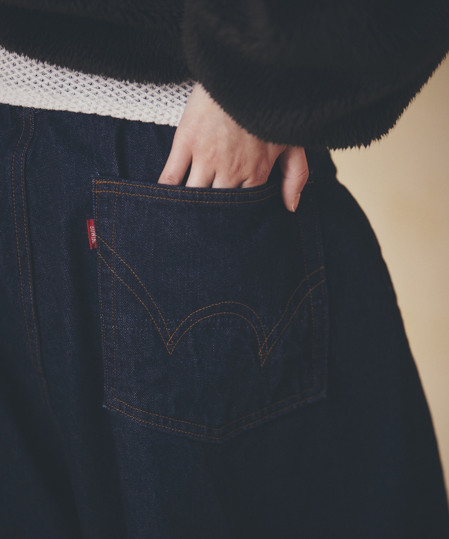 FRESH MAN DENIM WIDE PANTS by EDWIN OW refomed