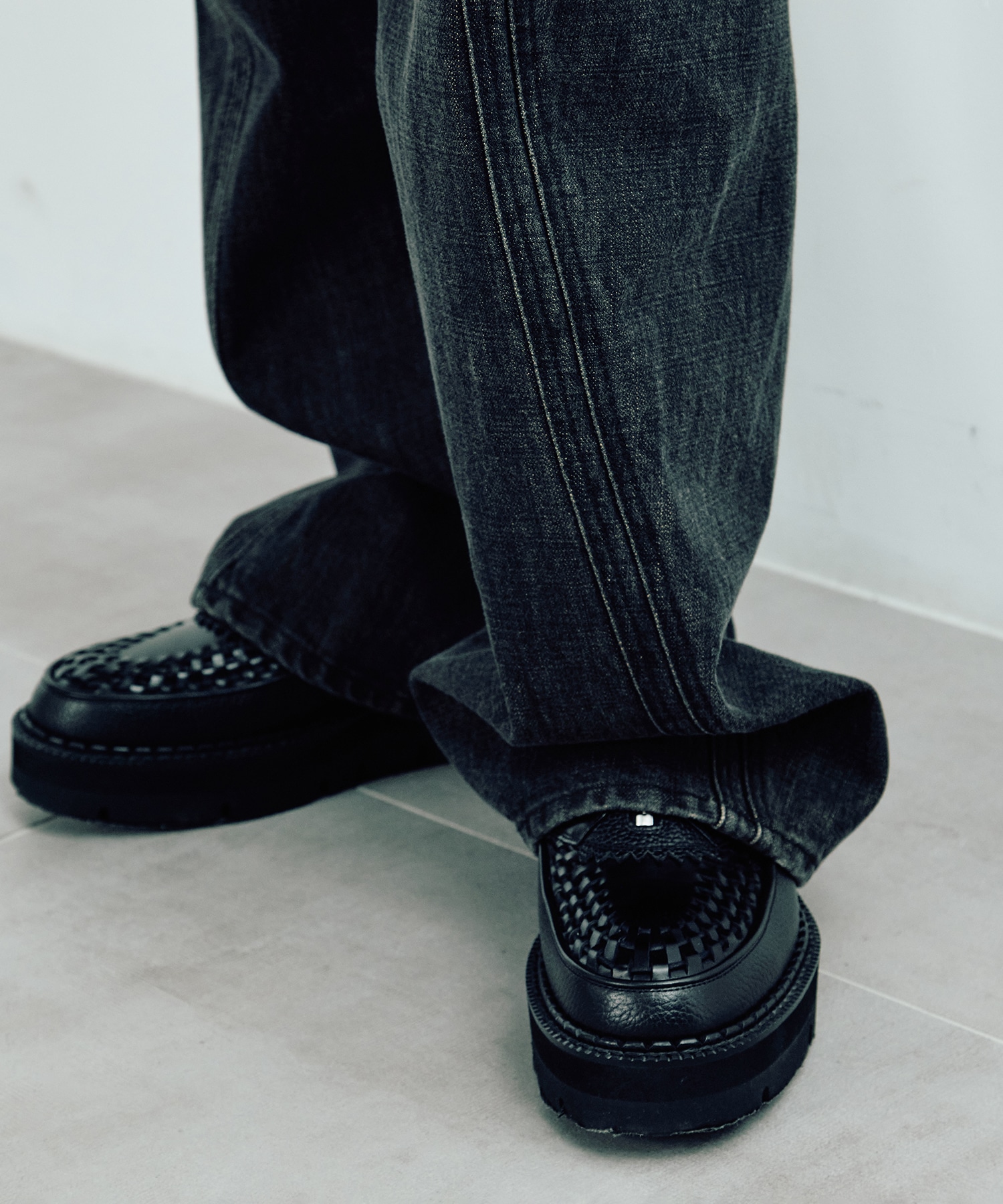 別注 3D TWISTED JEANS NVRFRGT