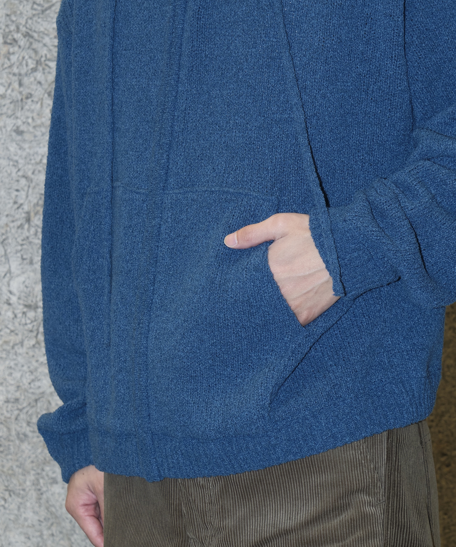 WOOL TERRY KNIT ZIP HOODIE SimplyComplicated