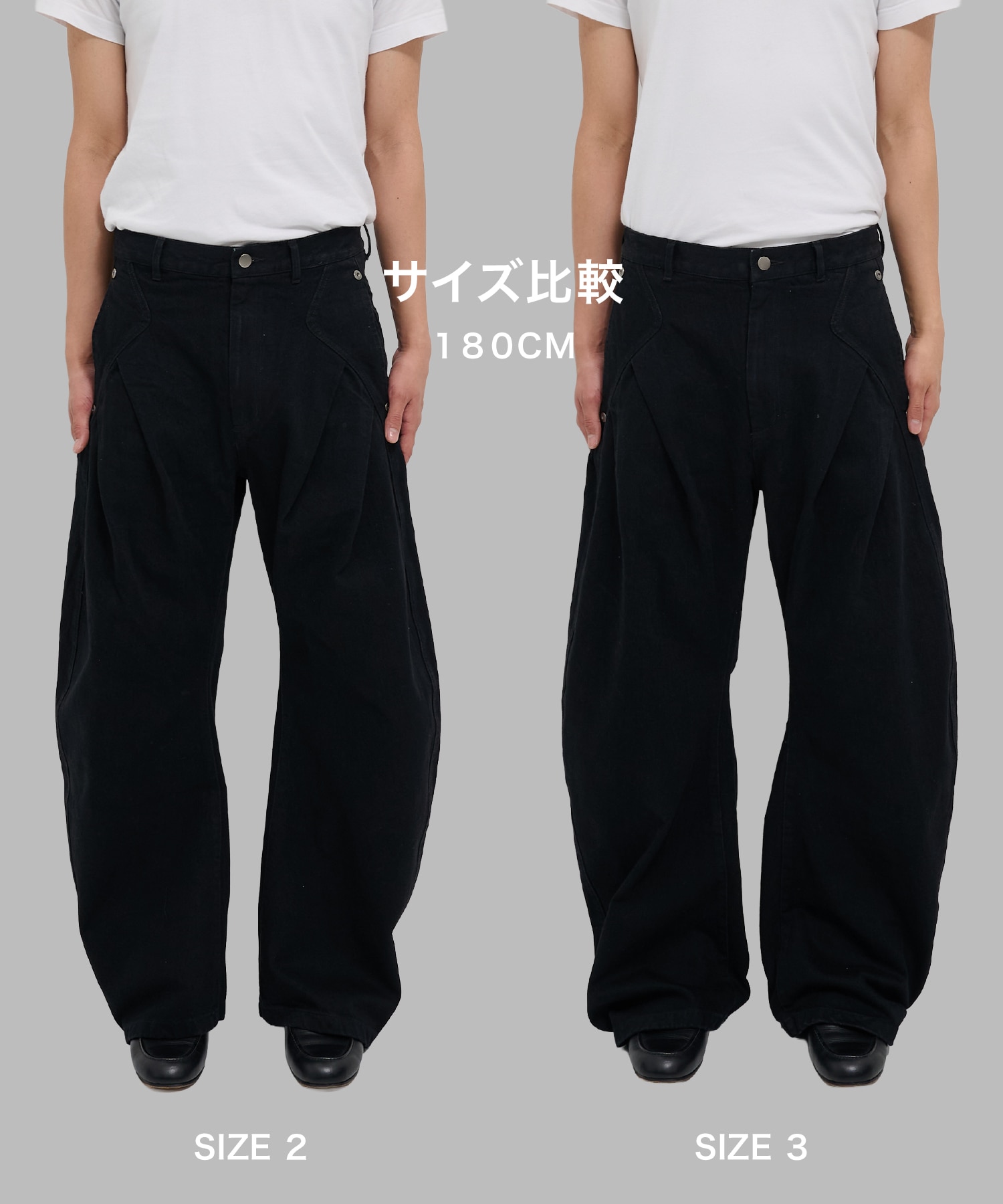 all black curve denim CONZ