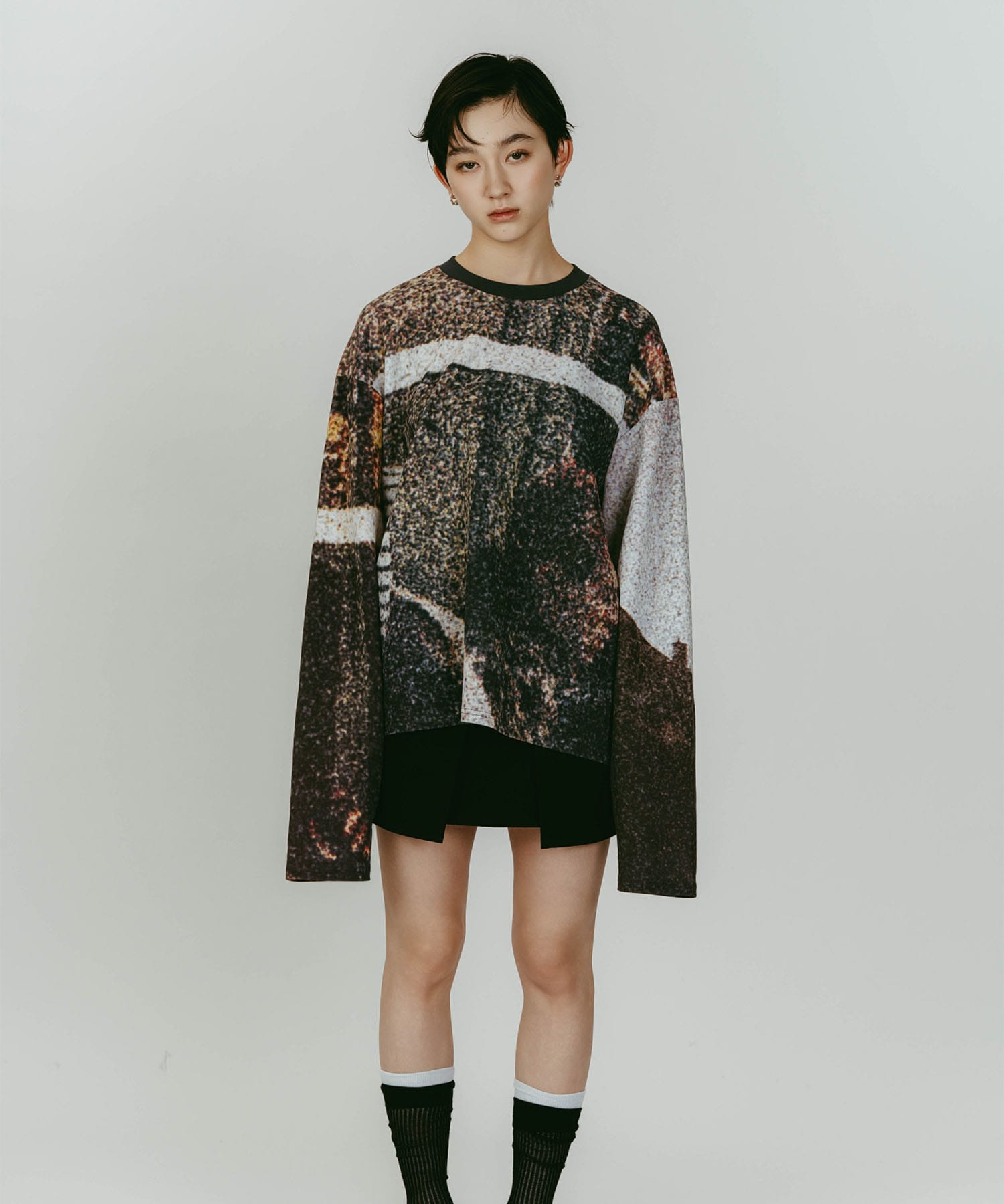 scenery print long sleeve tee Knuth Marf