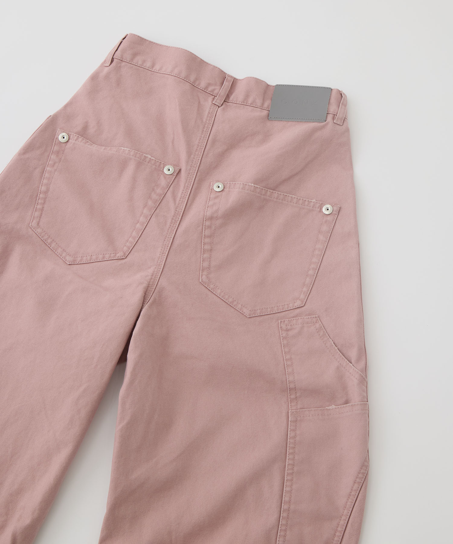 duck double knee curved leg pants CONZ