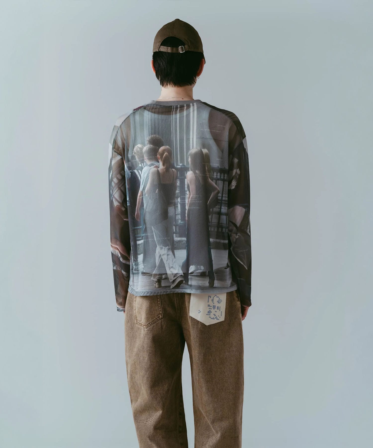 school sheer long-sleeve tee(unisex) Knuth Marf