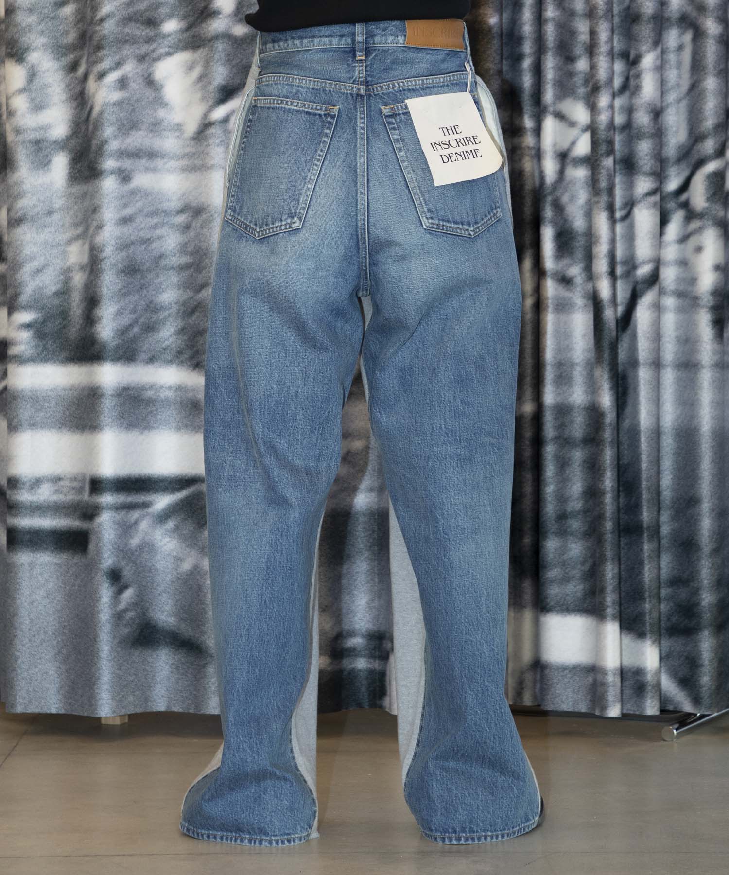 Hybride Sweat Denim Pants INSCRIRE