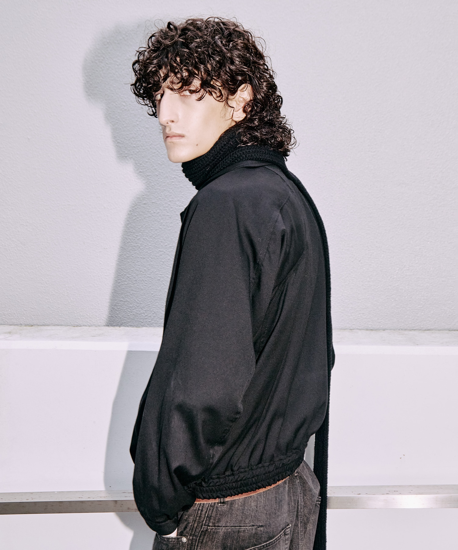 別注 wool utility jacket NVRFRGT