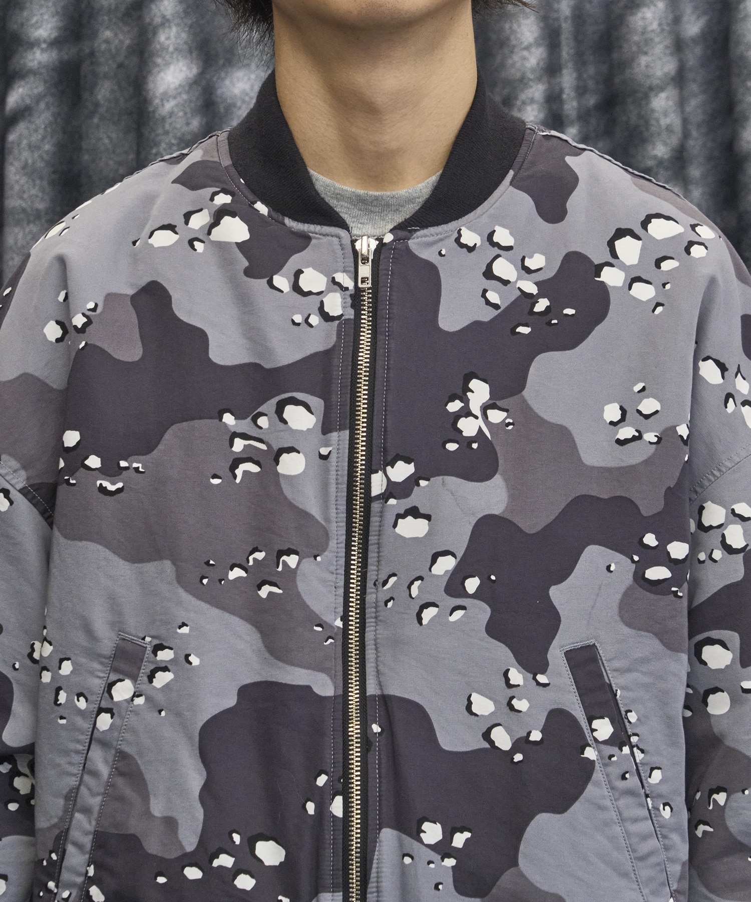 Camouflage Padded Bomber Jacket COOTIE PRODUCTIONS