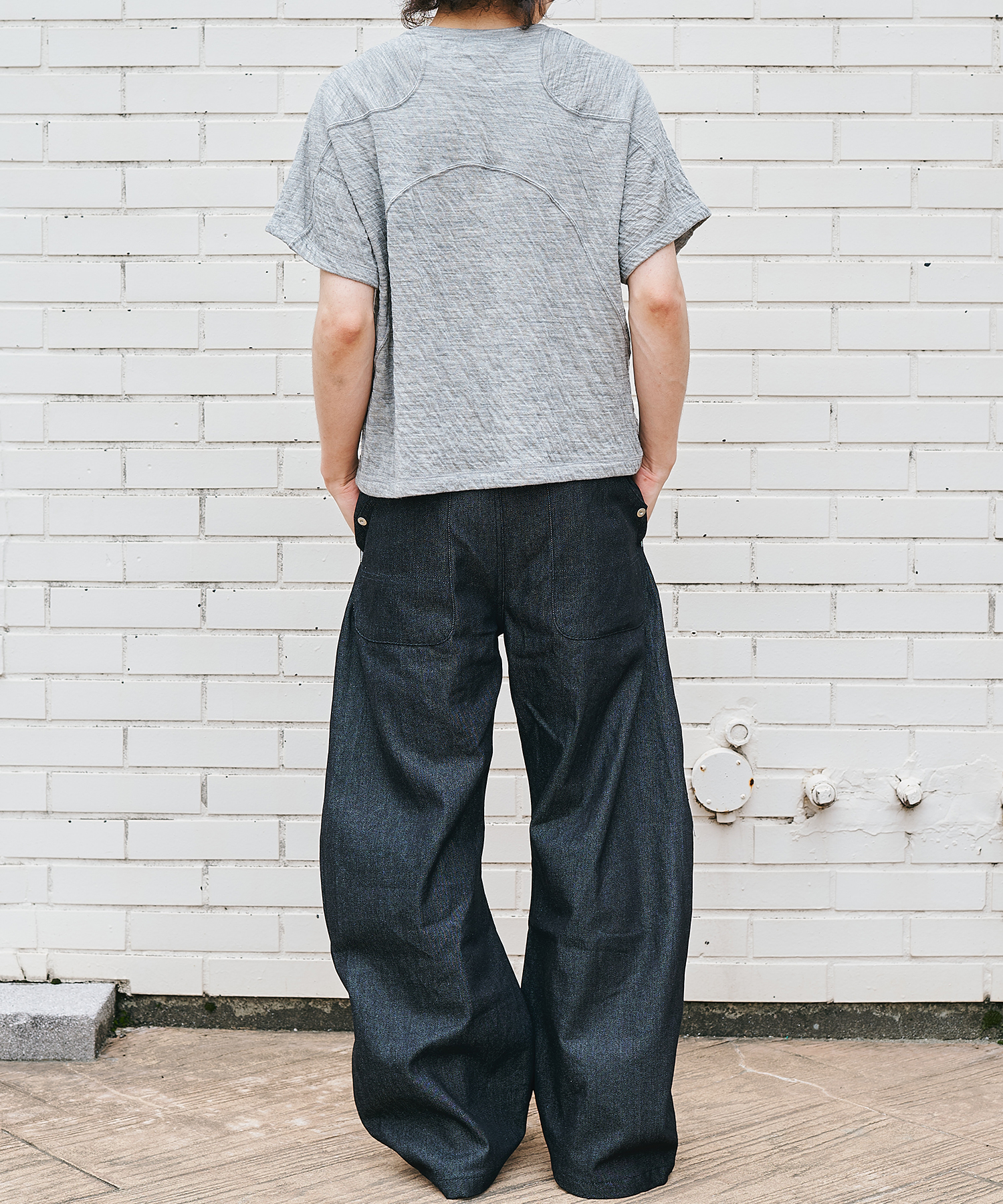 15oz selvedge curve leg jeans CONZ