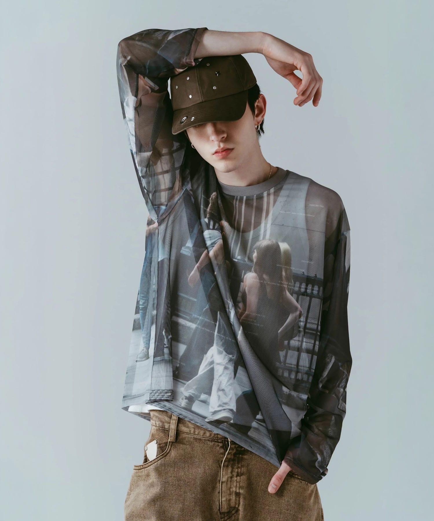 school sheer long-sleeve tee(unisex) Knuth Marf