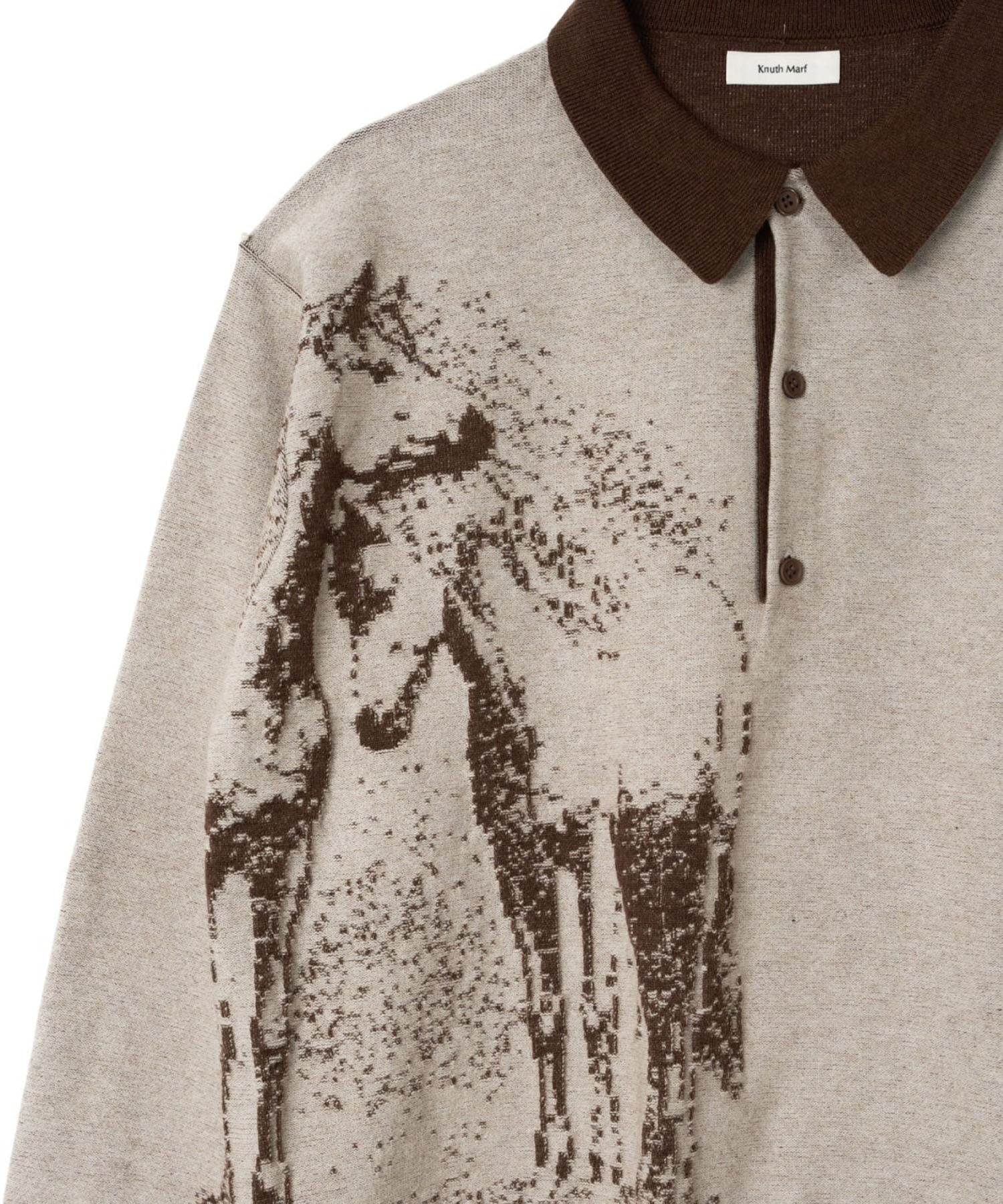 reversible jacquard polo knit Knuth Marf