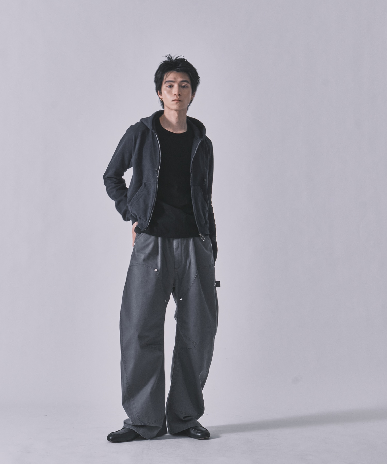 Dickies×CONZ DOUBLE KNEE CURVED LEG PANTS CONZ