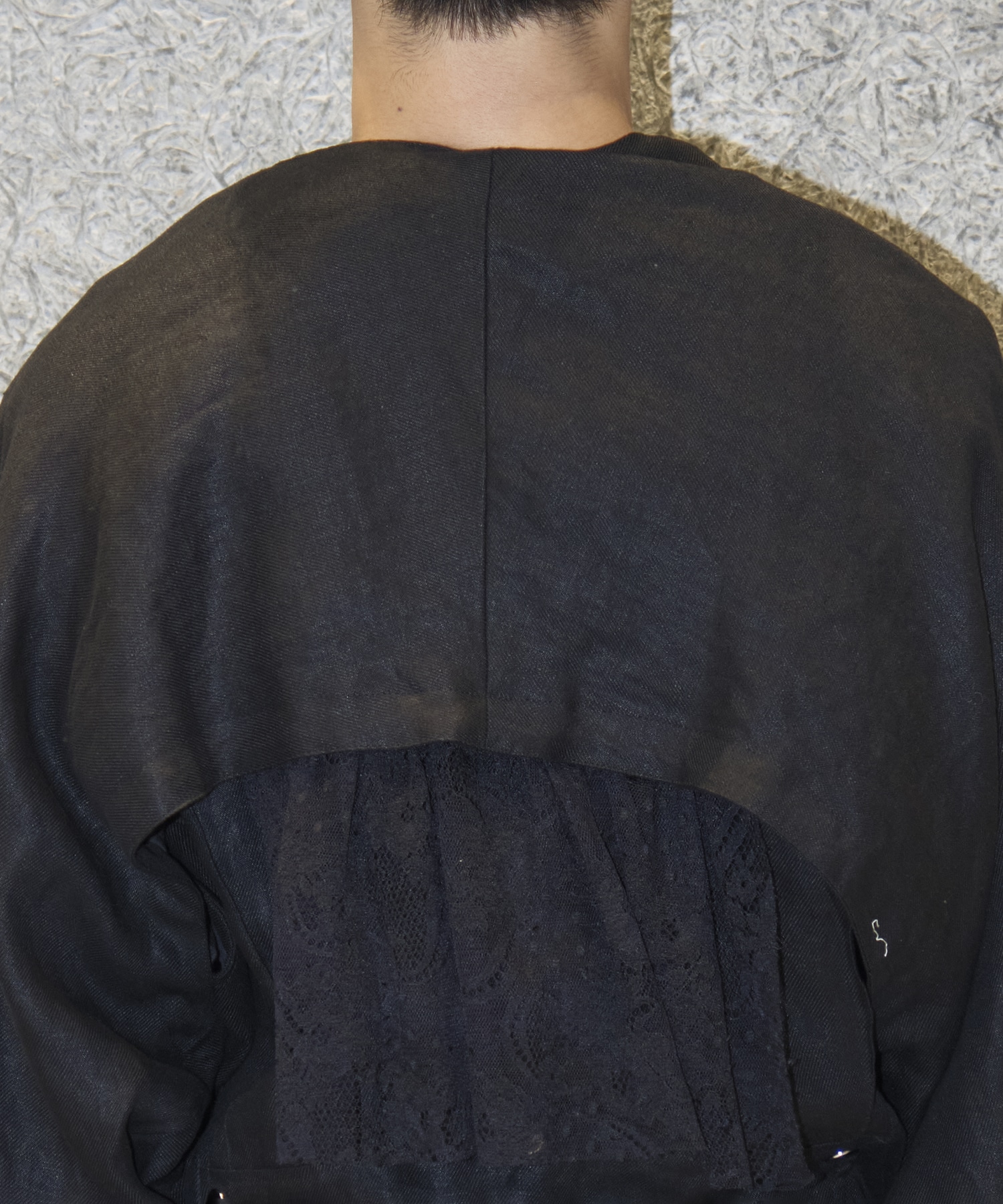 LINEN DOCKING RIDERS JACKET Midorikawa