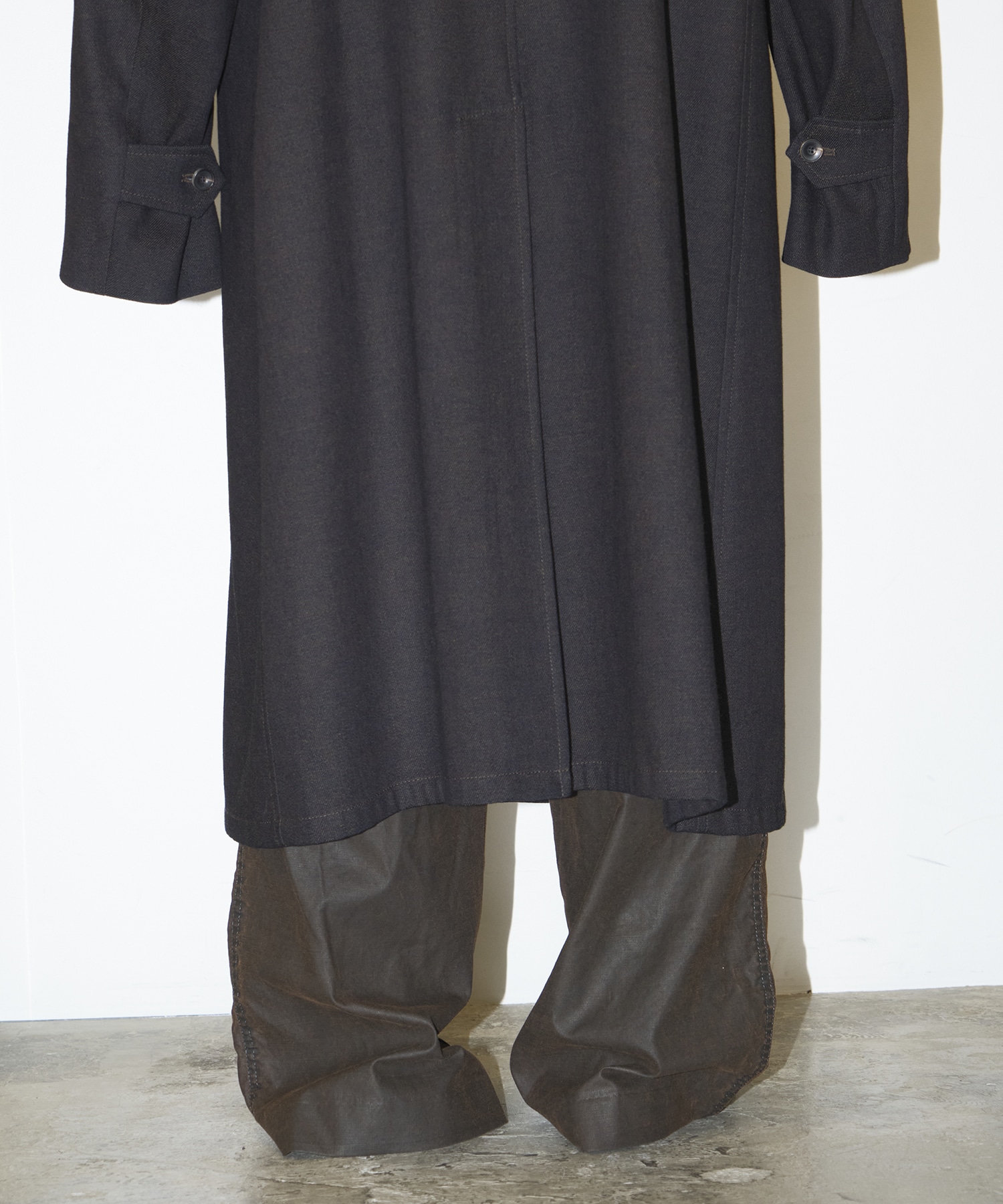 COTTON WOOL Soutien Collar Coat Nomat