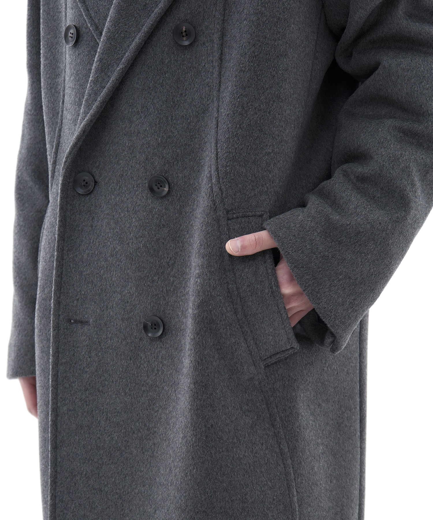 DOUBLE BREASTED CHESTER COAT CONZ