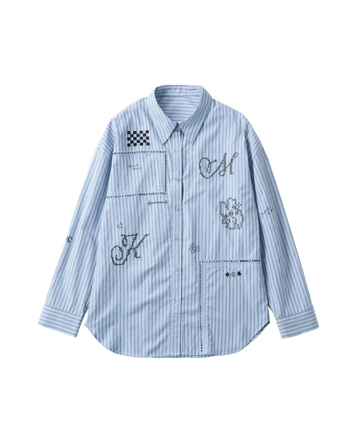embroidered shirt(unisex) 