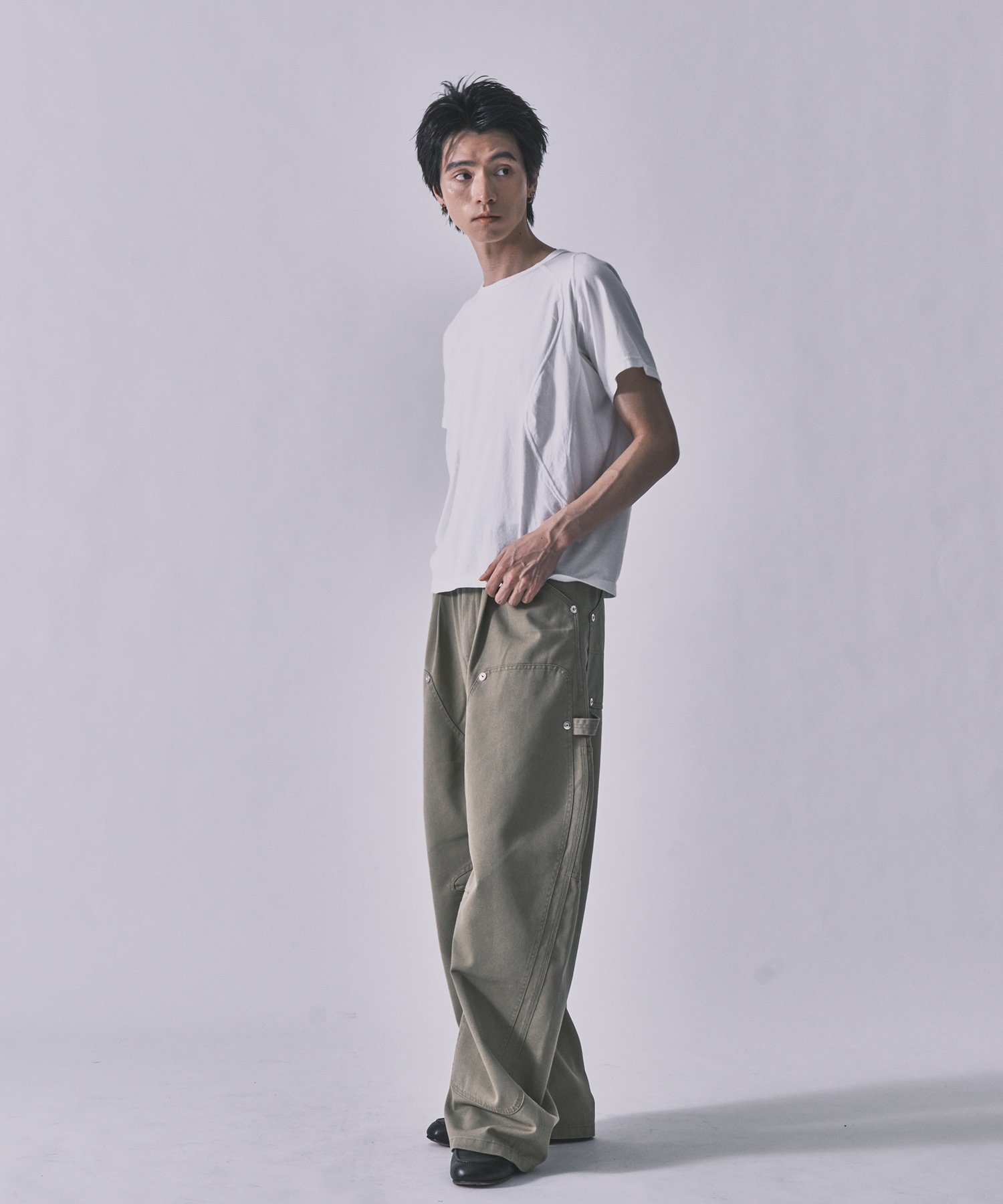 Dickies×CONZ DOUBLE KNEE CURVED LEG PANTS CONZ