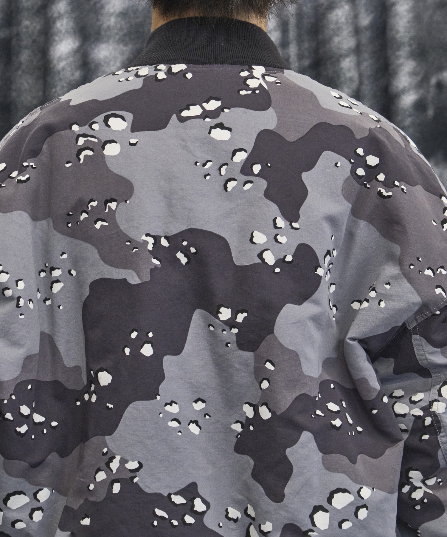 Camouflage Padded Bomber Jacket COOTIE PRODUCTIONS