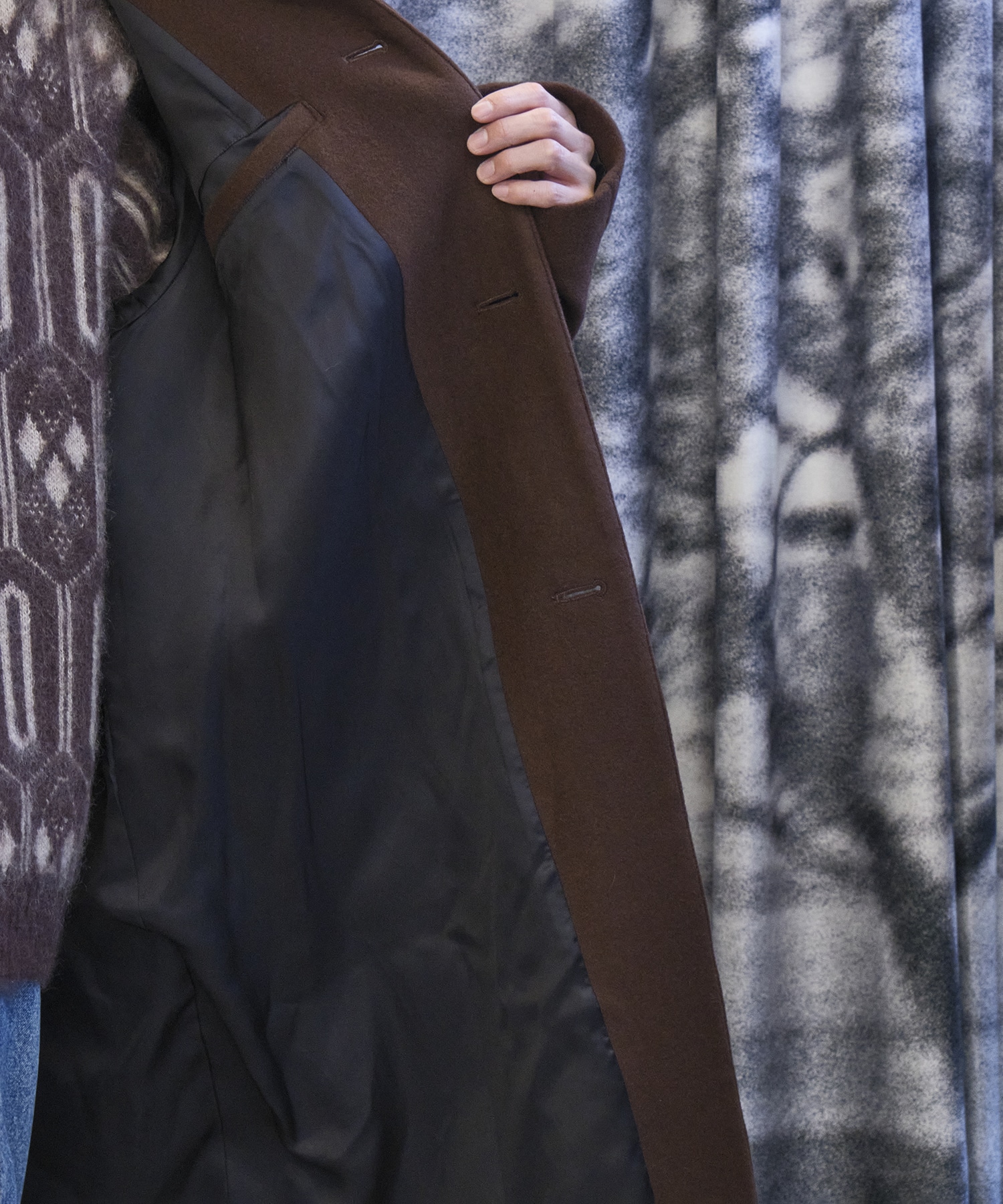 Bal Collar Wool Coat × CONZ MATSUFUJI