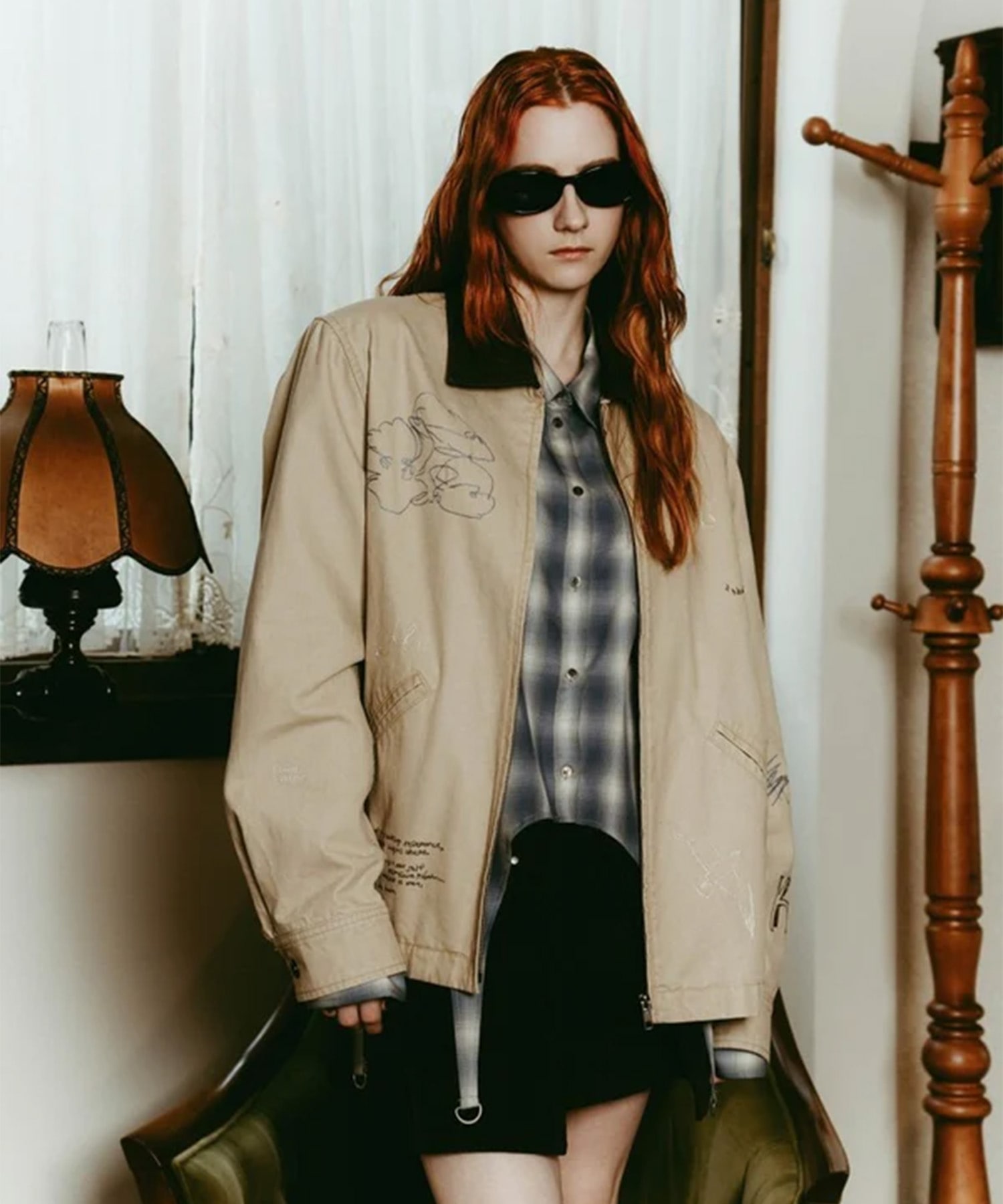 embroidered jacket(unisex) Knuth Marf