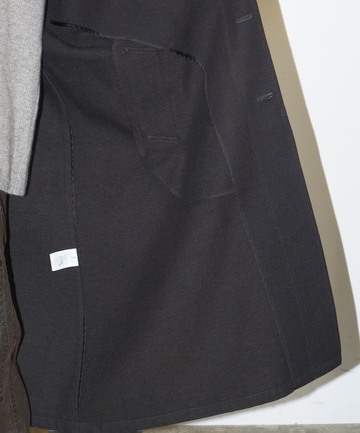 COTTON WOOL Soutien Collar Coat Nomat