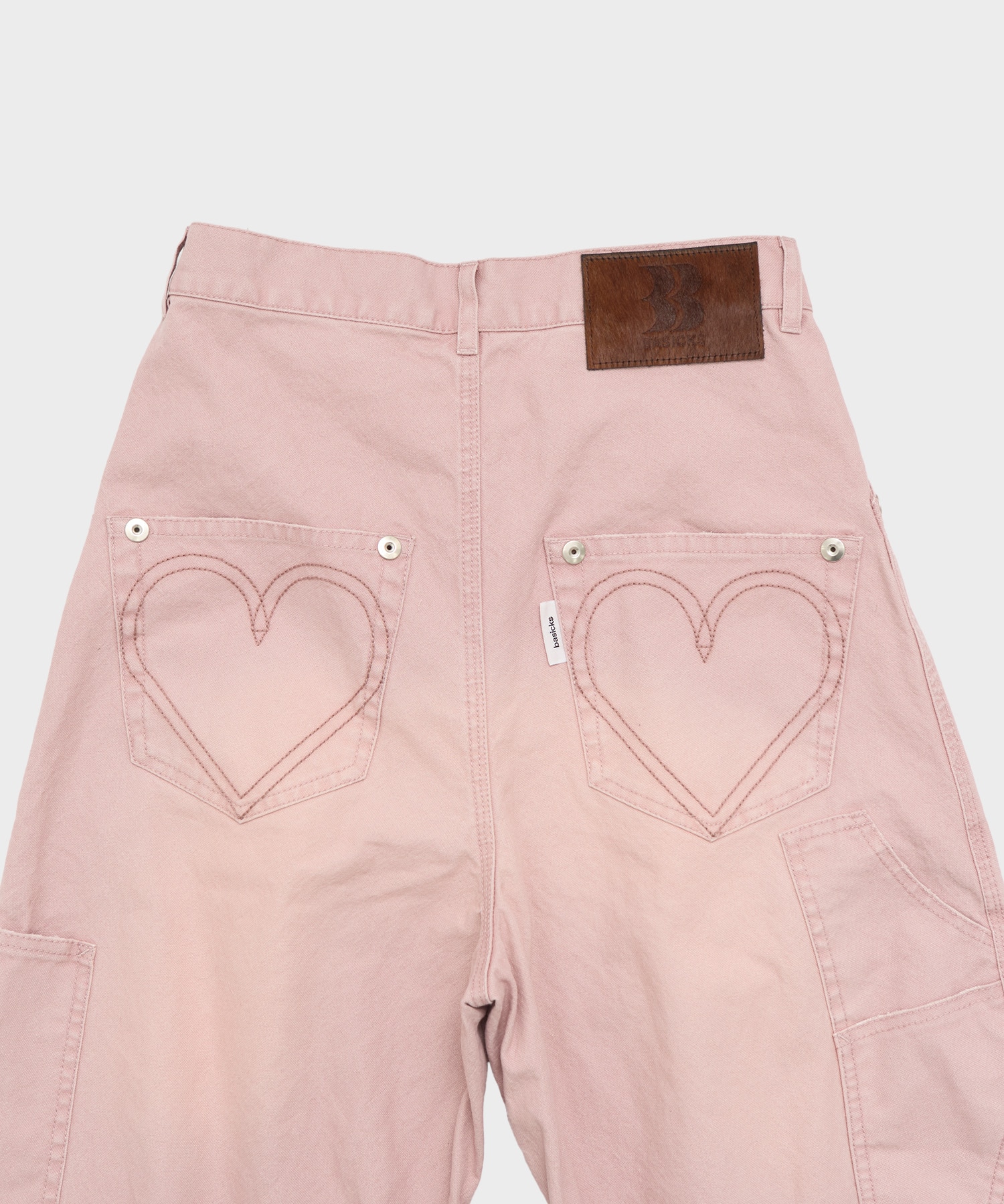 BASICKS×DUCK DOUBLE KNEE CURVED LEG PANTS BASICKS