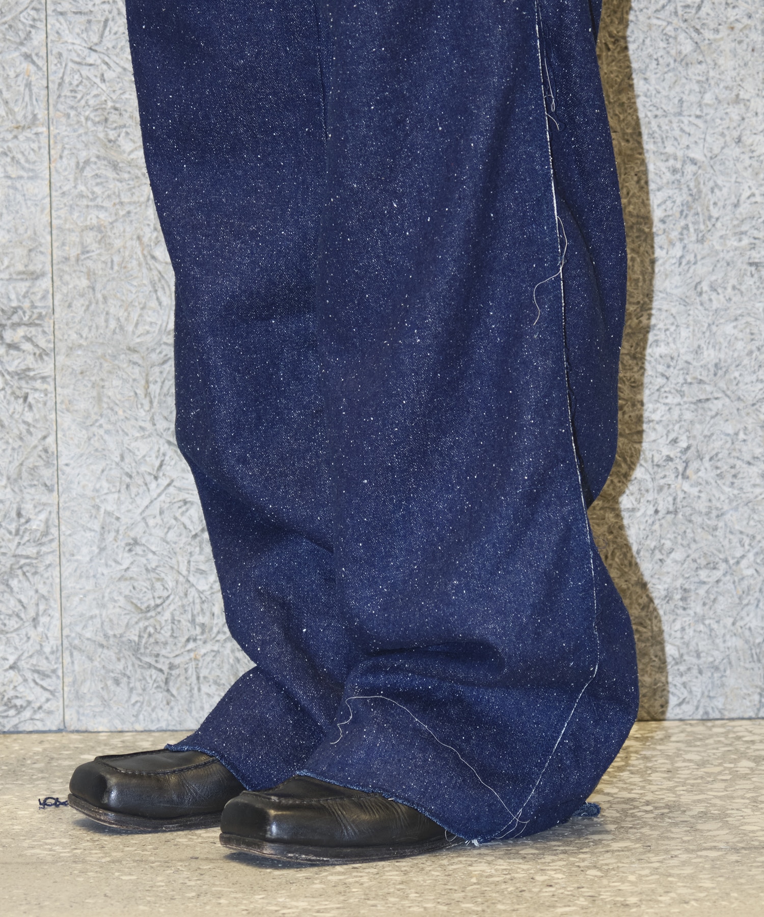 SILK DENIM PANTS Midorikawa