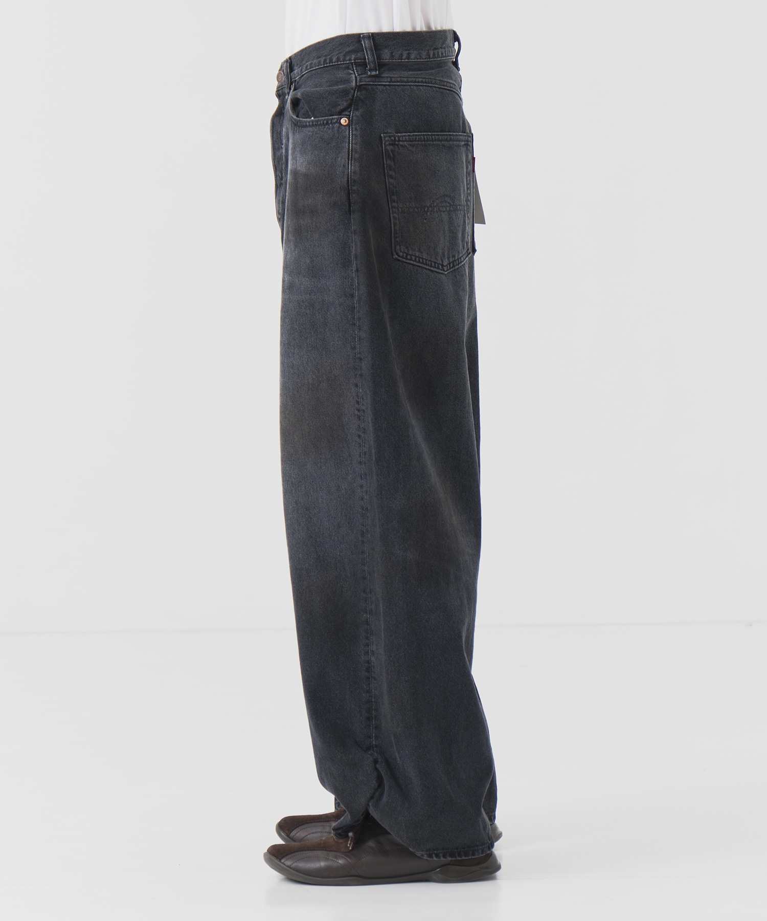 FRESH MAN DENIM WIDE PANTS by EDWIN USED refomed