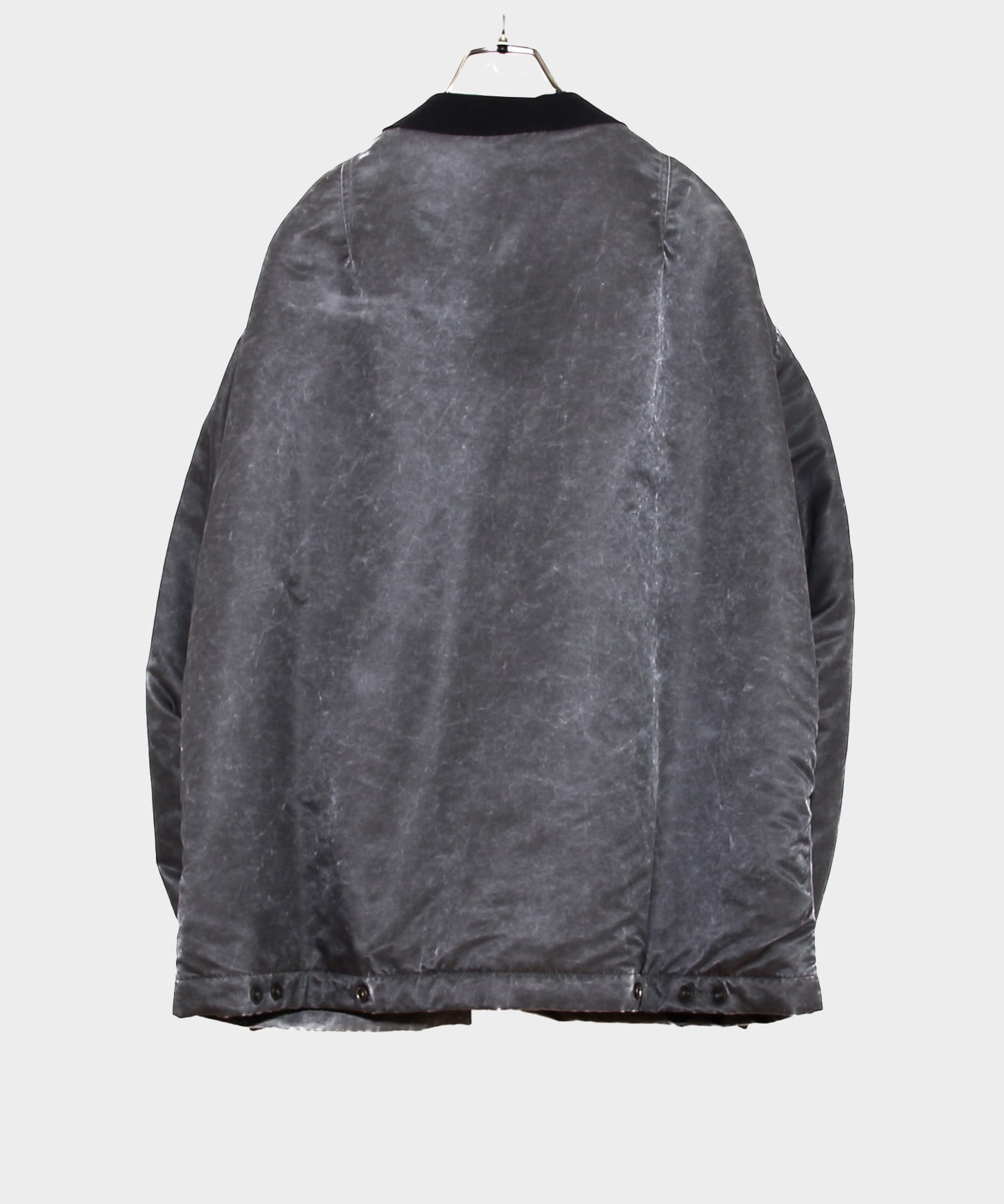 OVERSIZED COLLARLESS MILITARY BLOUSON ANTHEM A