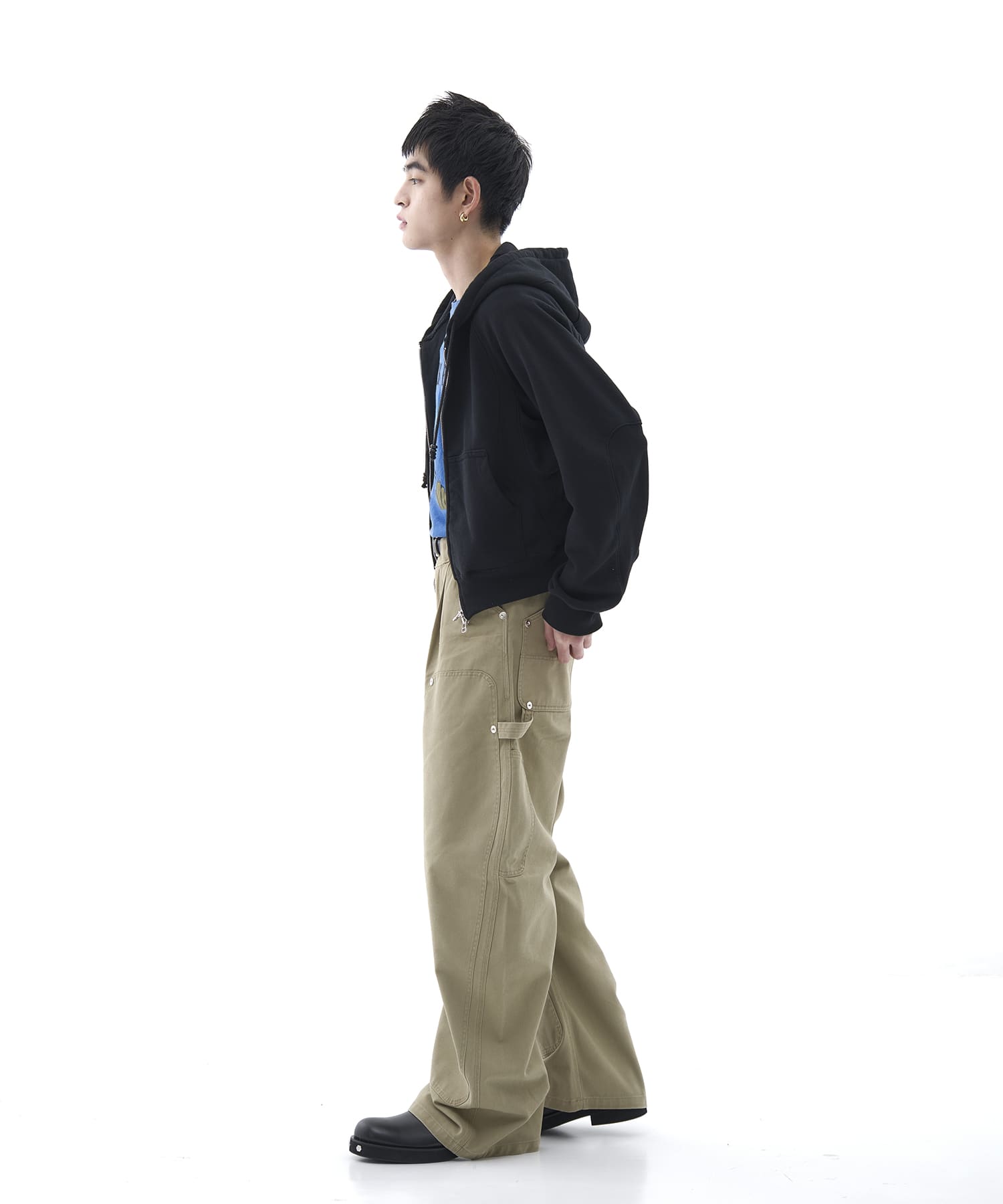 Dickies×CONZ DOUBLE KNEE CURVED LEG PANTS CONZ