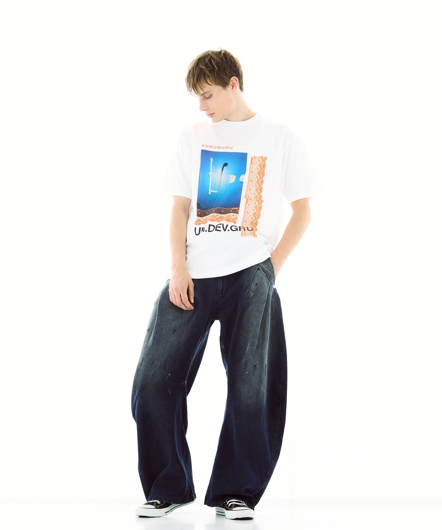 DARK WASH CURVE DENIM CONZ