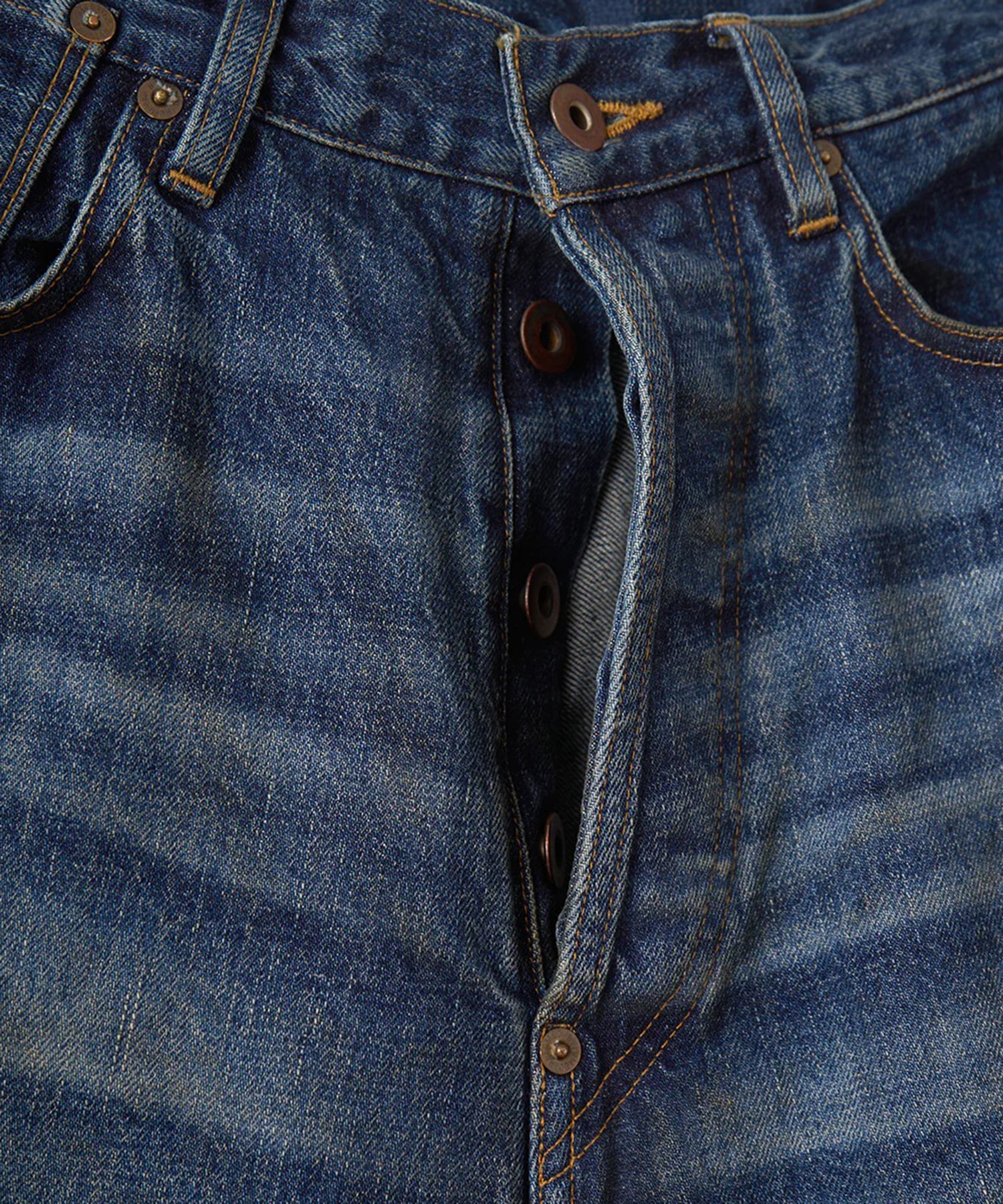 FRESH MAN DENIM WIDE PANTS USED refomed