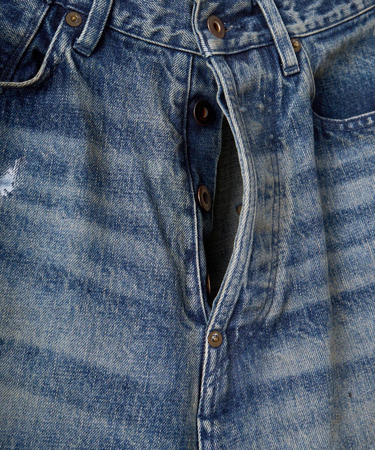 FRESH MAN DENIM WIDE PANTS PAINT refomed