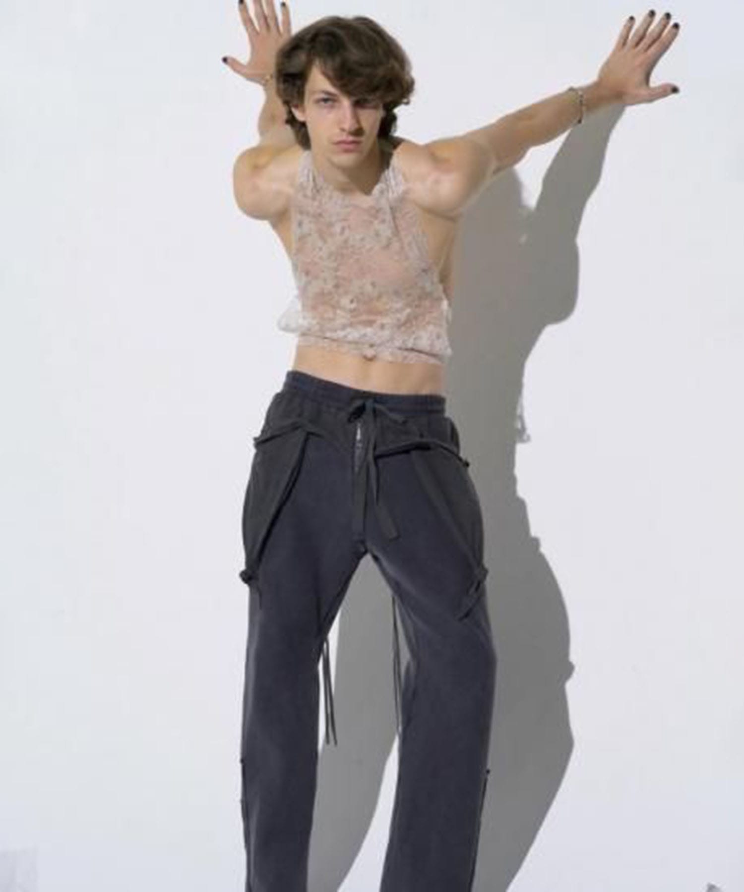 FLEECE ZIP PANTS Midorikawa