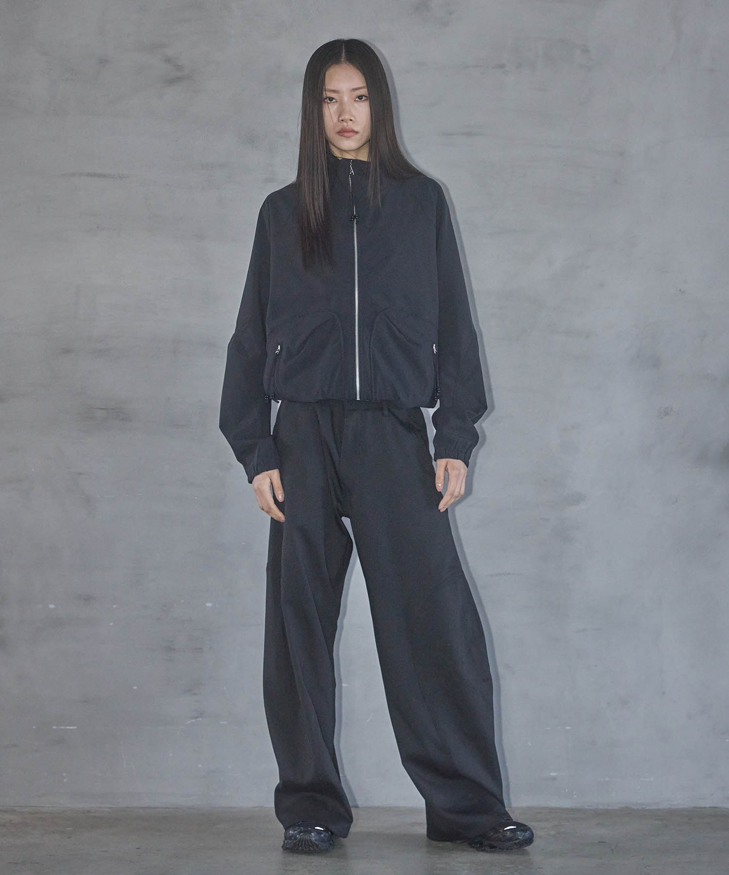 別注 CURVED LEG WORK PANTS NVRFRGT